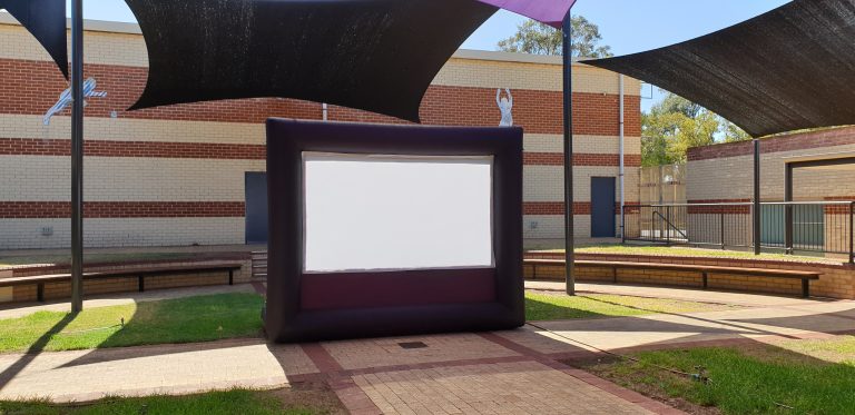 Large outdoor cinema hire screen