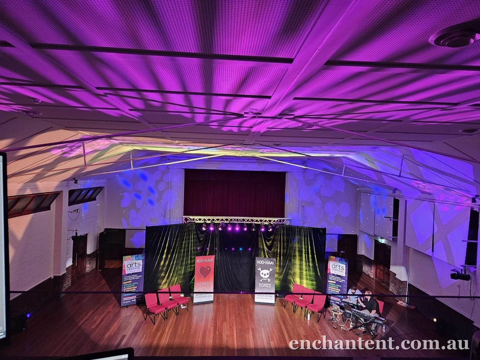 School production stage lighting, Perth