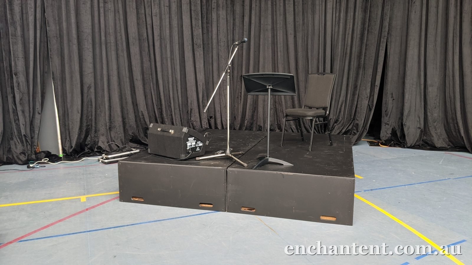 School showcase stage lighting, Perth